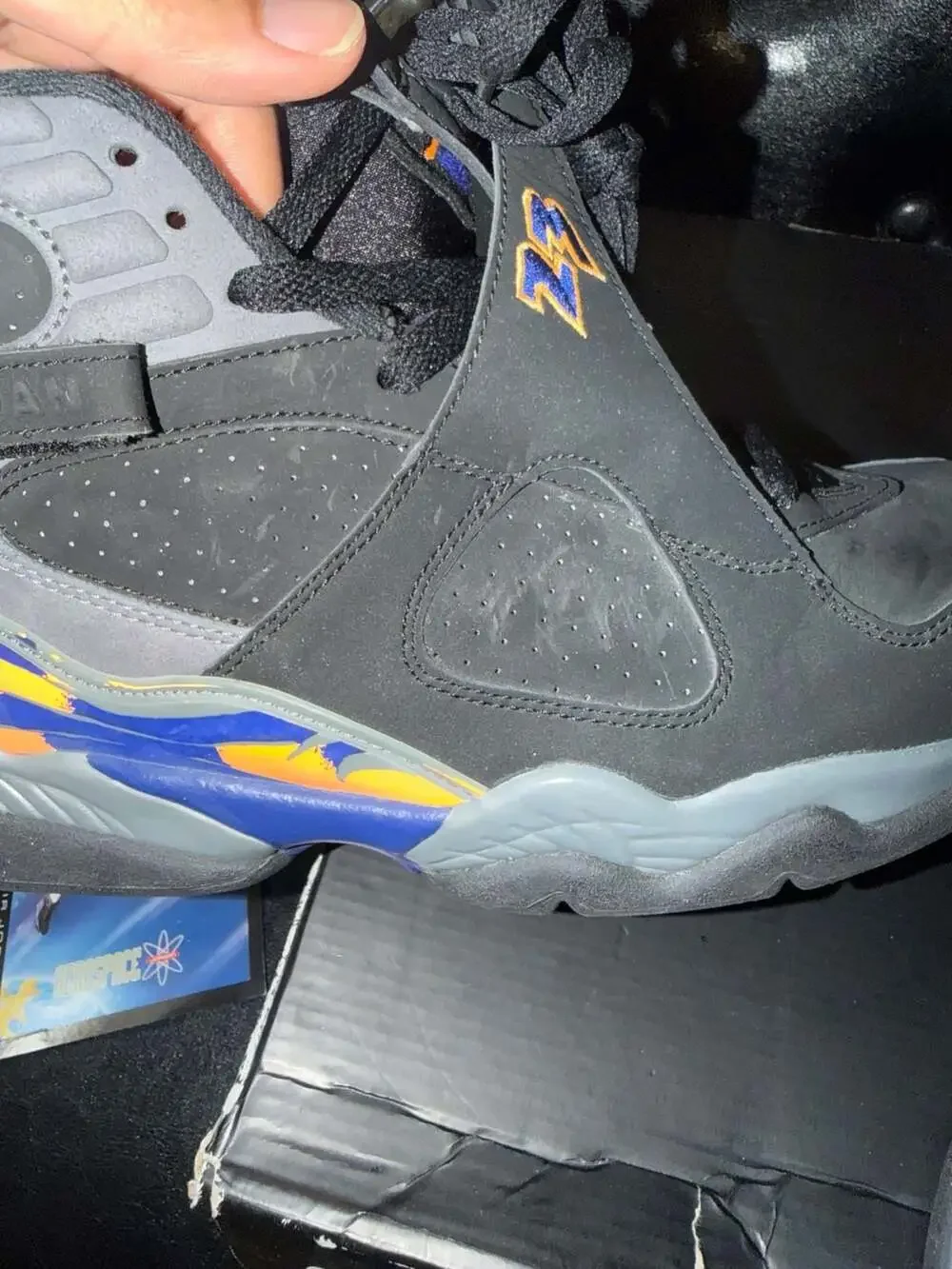 Air Jordan 8 Retro Phoenix Suns Size 8.5 RARE